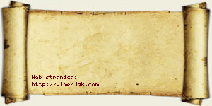 Teofan Raković vizit kartica